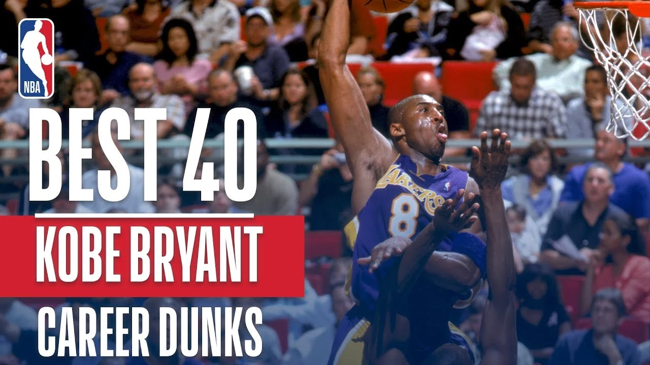 Kobe Bryant's Best 40 Dunks Of His NBA Career!